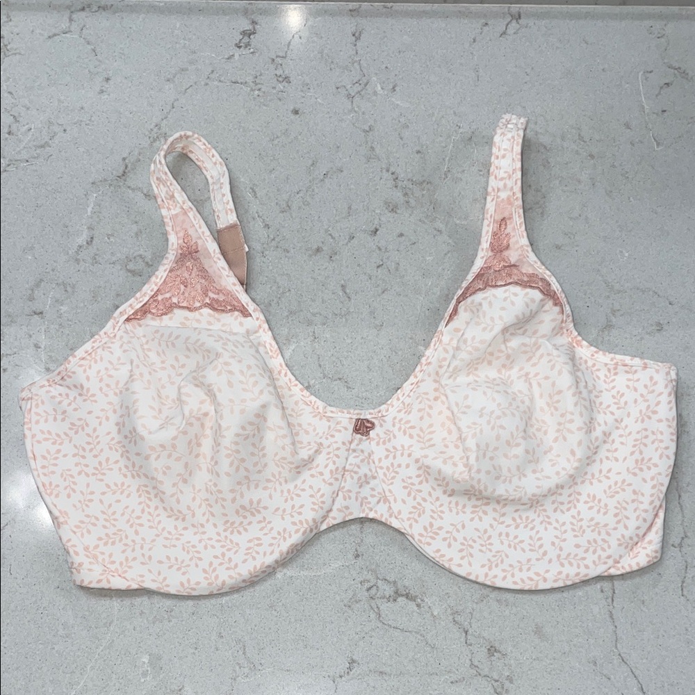 Bali underwire bra minimizer - pink floral - BALI 3385